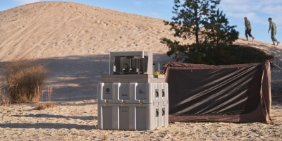 Markforged X7 in the desert, operational